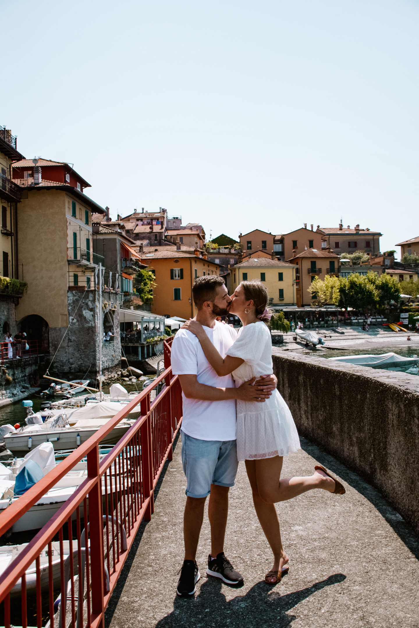 Varenna Italien Hafen Strand